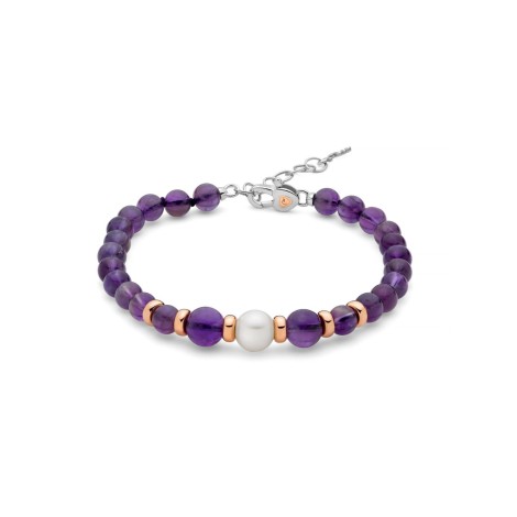 Bracciale Miluna Argento e Ametista PBR3539