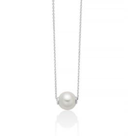 Collana Perla Miluna Oro Bianco 9kt PCL6460BX
