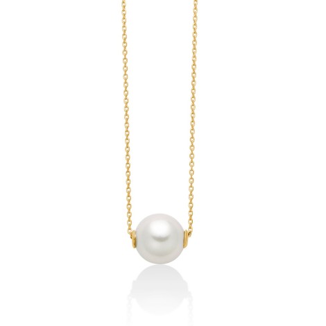 Collana Miluna Oro Giallo 9kt e Perla
