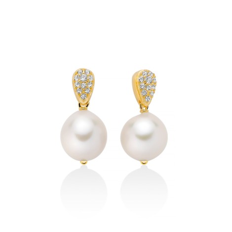 Orecchini Miluna Argento e Perla PER2739G