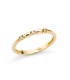 Anello Miluna Oro Giallo 9kt Tre Diamanti LID3721X