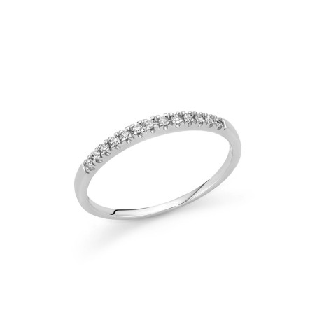 Anello Miluna Oro Bianco 9kt Diamanti LID3760X