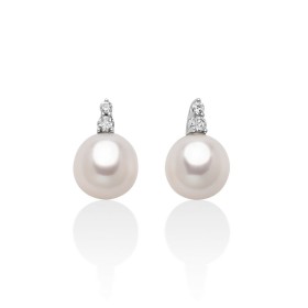 Orecchini Perla Miluna Oro Bianco 18kt Perle PER2737
