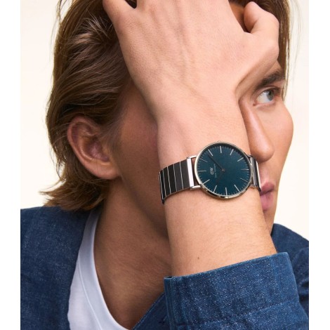 Orologio Daniel Wellington Classic Piano Link Argento Artico