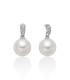 Orecchini Miluna Oro Bianco 18kt e Perle PER2696