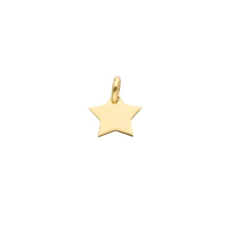 Ciondolo Mini Stella Oro 18kt Piatto
