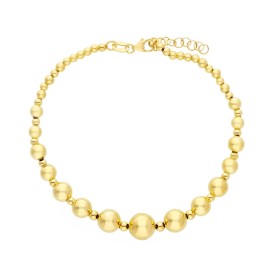 Bracciale Sfere a Scalare Oro Giallo 18kt