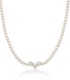 Collana Miluna Oro Bianco 18kt Filo Di Perle Diamanti PCL6583