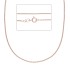 Collana Rolò Oro Rosa 9kt