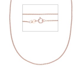 Collana Rolò Oro Rosa 9kt