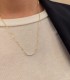 Collana Centrale Oro Giallo 9kt con Zirconi