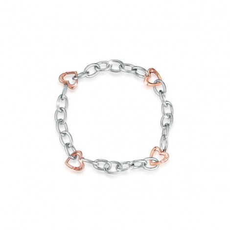 Bracciale Donna Le Bebé Link Lock Your Love rosato LBBR160