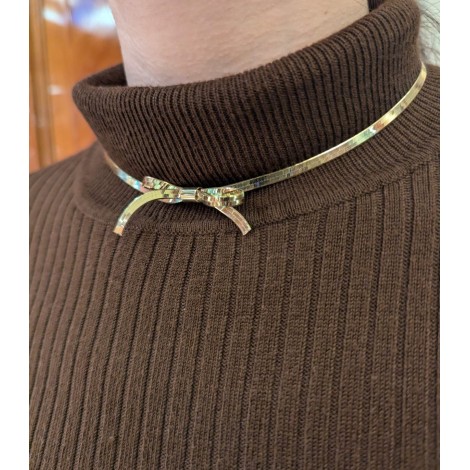 Collana Fiocchetto Argento Dorata