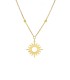 Collana Pendente Sole Oro Giallo 18kt