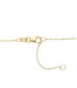 Collana Tre Quadrifogli Oro Giallo 9Kt