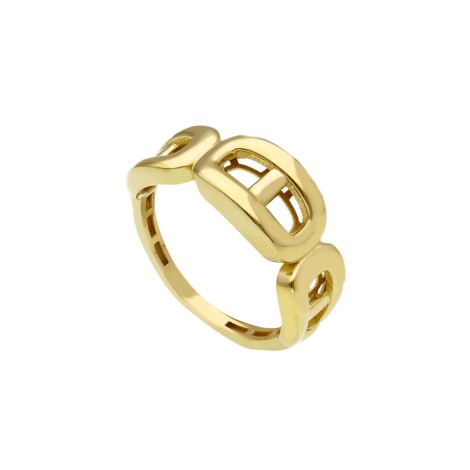 Anello Maglia Oro Giallo 9kt
