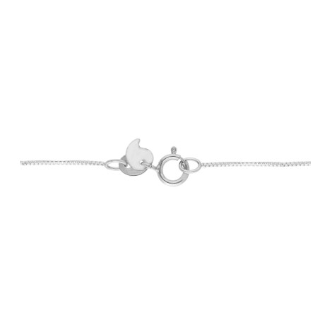 Collana Punto Luce Sei Griffe Oro Bianco 9kt