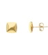 Orecchini Lobo Quadrato Oro Giallo 9kt