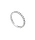 Anello Oro Bianco 9kt Zirconi