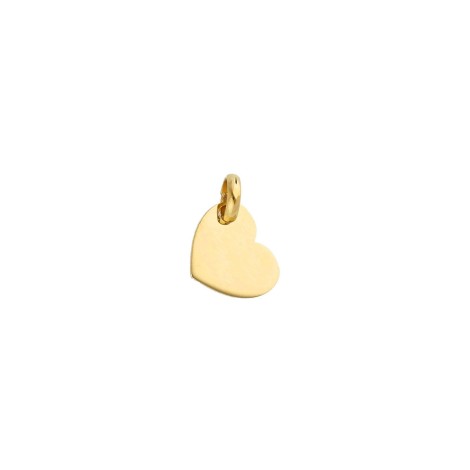 Ciondolo Cuore Oro 18kt Piatto