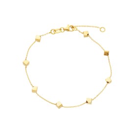 Bracciale Mini Cubi Oro Giallo 18kt