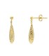 Orecchini Pendenti Goccia Oro Giallo 18kt