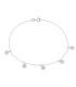 Bracciale Tondi Pendenti Oro Bianco 9kt