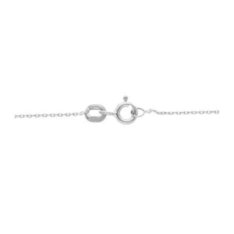 Collana Cuori Pendenti Oro Bianco 9kt