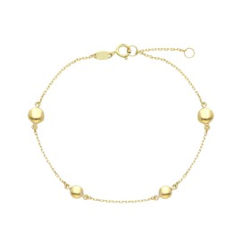 Bracciale Pallinato Oro Giallo 9k