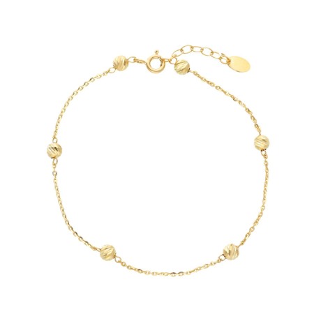 Bracciale Sfere Oro Giallo 9k
