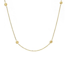 Collana Sfere Oro Giallo 9kt