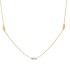 Collana Sfere Tre Ori 9kt