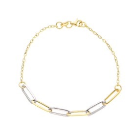 Bracciale Maglia Forzatina Due Ori 18kt