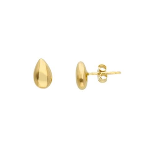 Orecchini Lobo Gocce Oro Giallo 18kt