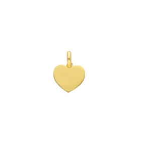 Ciondolo Cuore Liscio Oro Giallo 18 kt