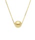 Collana Sfera Centrale Oro Giallo 9Kt