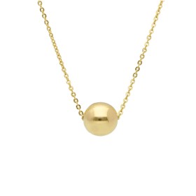 Collana Sfera Centrale Oro Giallo 9Kt