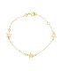 Bracciale Stelle Oro Giallo 9k