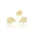 Orecchini Elefante Oro Giallo 9kt Zirconi