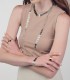 Collana Unoaerre Lux Maglie Quadrate Lunga