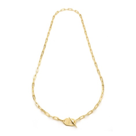 Collana Unoaerre Bronzo Dorato Chiusura Gioiello
