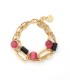Bracciale Unoaerre Gipsy Con Sfere Rosa