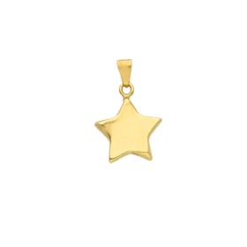 Ciondolo Stella Oro Giallo 9Kt