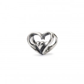 Charm Donna Trollbeads Cuore a Cuore TAGBE-10202
