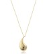 Collana Goccia Oro Giallo 9kt