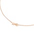 Collana Dodo Stella Cometa Oro Rosa 9KT Diamante