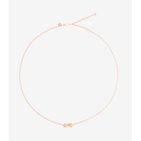 Collana Dodo Stella Cometa Oro Rosa 9KT Diamante