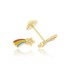 Orecchini Stella Cometa Oro Giallo 9kt