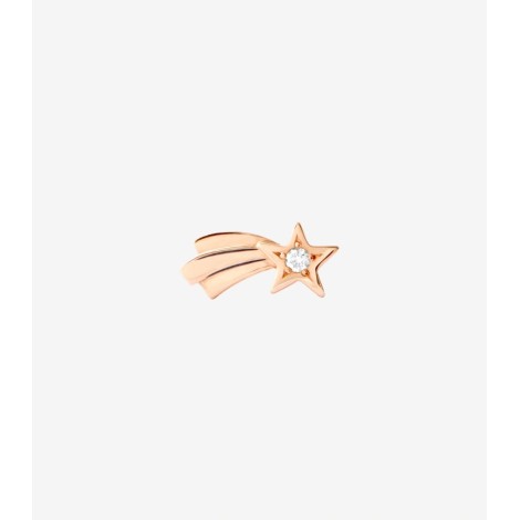 Orecchino Singolo Dodo Stella Cometa Oro Rosa 9KT Diamante - Destra