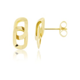 Orecchini Ovali Oro Giallo 9kt Pendenti